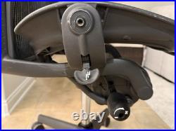 NOTRE DAME Herman Miller Aeron Mesh Office Desk Chair No Arms Size B Basic