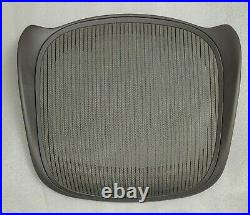 New Aeron Seat Pan Replacement Size B Graphite Frame with Gray Mesh 3D02 OEM