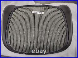 New GENUINE OEM Herman Miller Aeron Seat Pan Size B (MEDIUM size) 3D03 Grey Mesh