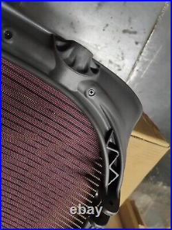 New GENUINE OEM Herman Miller Aeron Seat Pan Size B (Medium size) Red Mesh