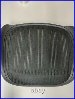 New GENUINE OEM Herman Miller Aeron Seat Pan Size C large 3 dots Black 3D01