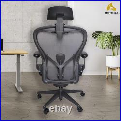 New Headrest for Herman Miller Aeron Classic, Compatible with Atlas Headrest Inc