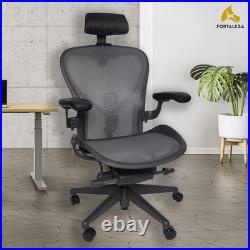 New Headrest for Herman Miller Aeron Classic, Compatible with Atlas Headrest Inc