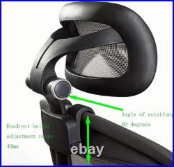 New Headrest for Herman Miller Classic and Remastered Aeron Office Chair Black H