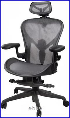 New Headrest for Herman Miller Classic and Remastered Aeron Office Chair Black H