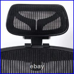 New Headrest for Herman Miller remastered Aeron office Chair Black/Graphite
