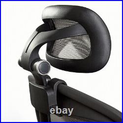 New Headrest for Herman Miller remastered Aeron office Chair Graphite/Black New Headrest for Herman Miller remastered Aeron office Chair Graphite/Black