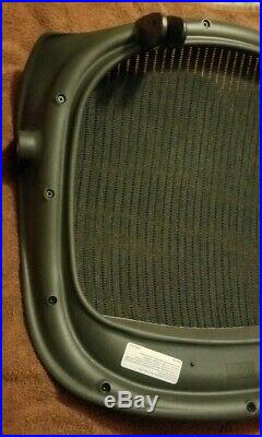 New Herman Miller Aeron Replacement Seat Pan size A graphite black mesh