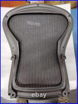 New Herman Miller Aeron Size B Back Rest with 3D01 Frame and Black Mesh