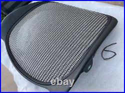 New OEM Herman Miller Aeron Classic Seat Replacement 3D16 SIZE B grey mesh