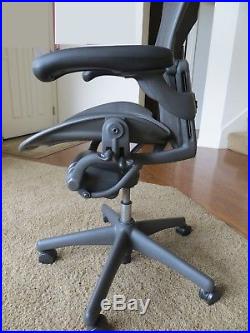 New (O) Herman Miller Aeron Mesh Office Desk Chair Medium Sz B Fully Adj Lumbar