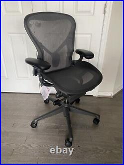 New With Tag 2019 Herman Miller Aeron Remastered Ergonomic Office Chair Size B