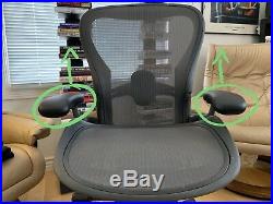 New With Tags Herman Miller 2018 Model Aeron Chair Remastered Size C