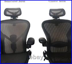 New for Herman Miller Classic and Remastered Aeron Office Chair Black Only New for Herman Miller Classic and Remastered Aeron Office Chair Black Only