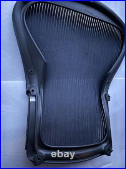 OEM Herman Miller Aeron size B Replacement Back dark blue mesh graphite frame
