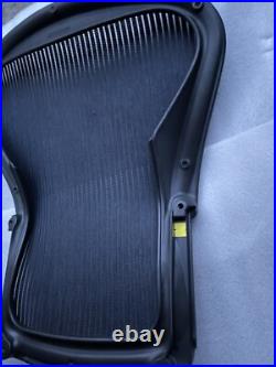 OEM Herman Miller Aeron size B Replacement Back dark blue mesh graphite frame