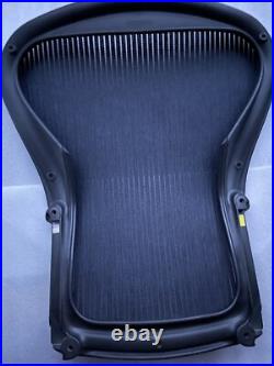 OEM Herman Miller Aeron size B Replacement Back dark blue mesh graphite frame
