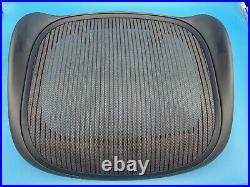 OEM Herman Miller Classic Aeron Seat Pan Size A RARE Graphite/Black BL1 Genuine