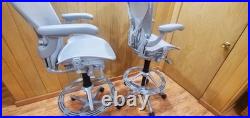REFURBISHED Herman Miller Remastered Aeron Stools With upgraded POSTURFIT SL