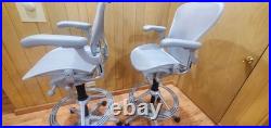 REFURBISHED Herman Miller Remastered Aeron Stools With upgraded POSTURFIT SL