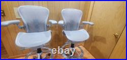 REFURBISHED Herman Miller Remastered Aeron Stools With upgraded POSTURFIT SL