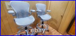 REFURBISHED Herman Miller Remastered Aeron Stools With upgraded POSTURFIT SL