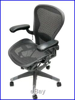 RENEWED- Herman Miller Classic Fully-Loaded Size B Lumbar Support Aeron Chair