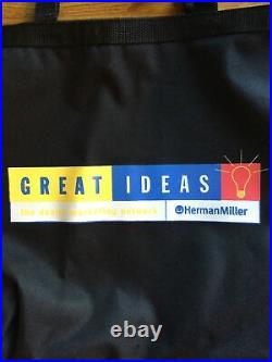 Rare Herman Miller Inc. Furniture Aeron fabric Black book tote Bag Great Ideas