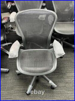 Refurbished Classic Fully Loaded BLACK (3D01) Mesh Size B Aeron Chair