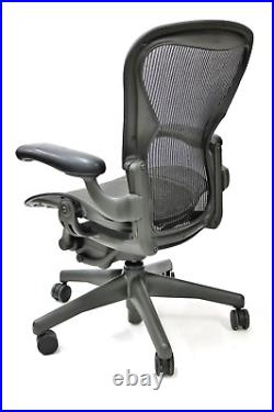 Refurbushed Herman Miller Aeron Office Basic Size B Chair Black