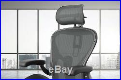 Remastered Carbon Headrest Herman Miller Recommended Headrest for Aeron Chair