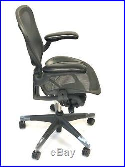 Renewed Herman Miller Fully-Loaded Size B Lumbar Support Aeron Chair