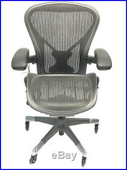 Renewed Herman Miller Fully-Loaded Size B PostureFit Aeron Chair