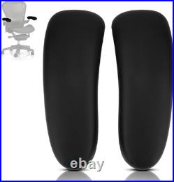 Replacement Arm Pads for Herman Miller Remastered Aeron Chair? 1 Pair Black