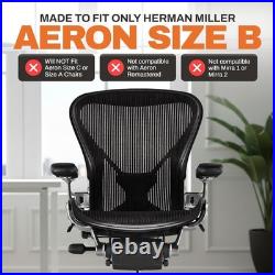 Replacement Seat Herman Miller Classic Aeron Size B Medium Black Mesh