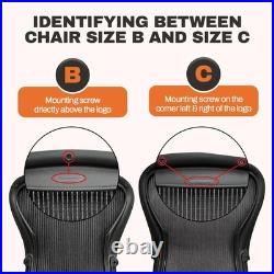 Replacement Seat Herman Miller Classic Aeron Size B Medium Black Mesh