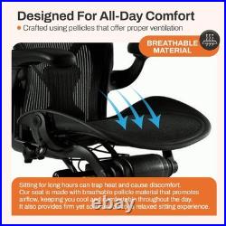 Replacement Seat for Herman Miller Classic Aeron Size B Medium, Graphite