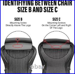 Replacement Seat for Herman Miller Classic Aeron Size SIZE B MEDIUM, Graphite Replacement Seat for Herman Miller Classic Aeron Size SIZE B MEDIUM, Graphite