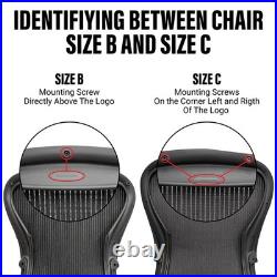 Replacement Seat for Herman Miller Classic Aeron Size SIZE B MEDIUM, Graphite