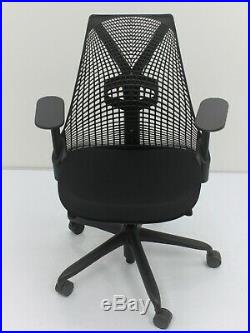Sayl Chair By Herman Miller FULLY ADJUSTABLE Black ERGONOMIC aeron leap mirra