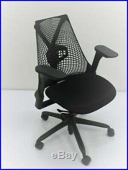 Sayl Chair By Herman Miller FULLY ADJUSTABLE Black ERGONOMIC aeron leap mirra