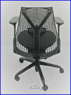 Sayl Chair By Herman Miller FULLY ADJUSTABLE Black ERGONOMIC aeron leap mirra