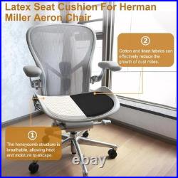 Seat Cushion for Herman Miller Aeron Chair, Natural Latex Ergonomic Office Chair