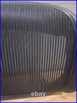 Seat Replacement For Herman Miller Classic Aeron Size B MEDIUM BLACK OEM