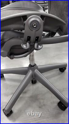 Slightly Used and Clean Herman Miller Aeron Classic Office Chair Graphite Slightly Used and Clean Herman Miller Aeron Classic Office Chair Graphite
