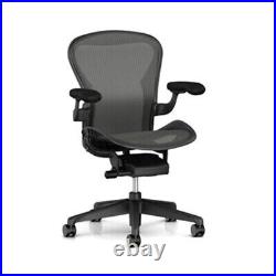 The Aeron Chair by Herman Miller (XOUT-AER2B21PWSZSG1G1G1BBBK2310321XV)
