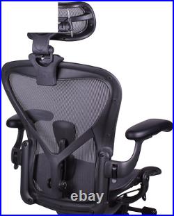 The Original Headrest for Herman Miller Aeron Chair by Graphite