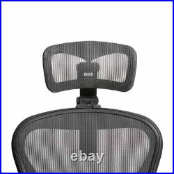 The Original Headrest for The Herman Miller Aeron Chair (Graphite, HW)