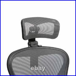 The Original Headrest for The Herman Miller Aeron Chair (Graphite, HW)