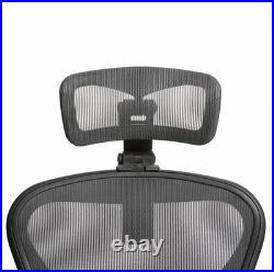 The Original Headrest for The Herman Miller Aeron Chair (Graphite, HW)